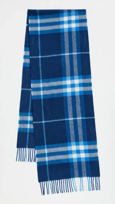 Burberry Giant Check Cashmere Scarf | Thumbnail 2 Burberry Giant Check Cashmere Scarf | Thumbnail 2