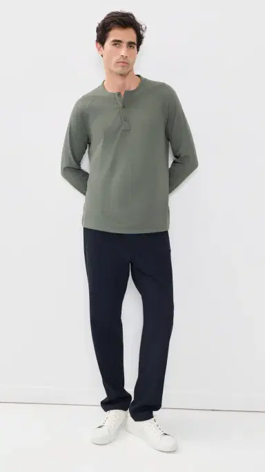 Rhone Waffle Tech Henley | Thumbnail 5 Rhone Waffle Tech Henley | Thumbnail 5
