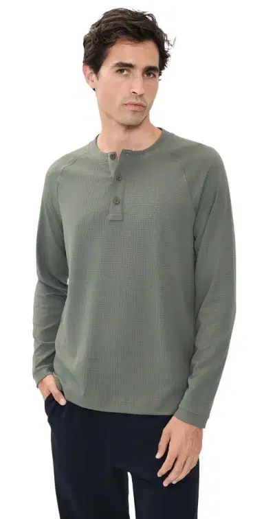 Rhone Waffle Tech Henley | Thumbnail 1 Rhone Waffle Tech Henley | Thumbnail 1