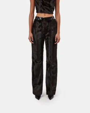 Aknvas The Barberini pants in faux mink | Thumbnail 4 Aknvas The Barberini pants in faux mink | Thumbnail 4