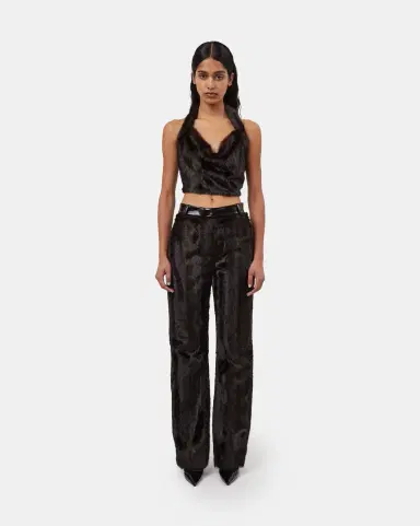 Aknvas The Barberini pants in faux mink | Thumbnail 5 Aknvas The Barberini pants in faux mink | Thumbnail 5
