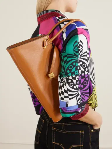 Versace Medium Calf Leather Shoulder Bag | Thumbnail 2 Versace Medium Calf Leather Shoulder Bag | Thumbnail 2