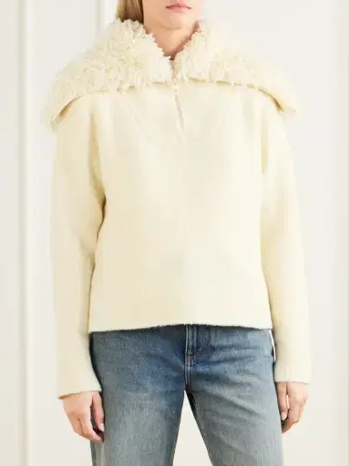 Loewe Logo-embroidered Wool-blend Sweater | Thumbnail 3 Loewe Logo-embroidered Wool-blend Sweater | Thumbnail 3
