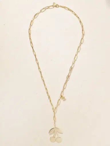Sydney Evan Cherry 14-karat Gold Necklace | Thumbnail 4 Sydney Evan Cherry 14-karat Gold Necklace | Thumbnail 4