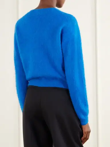 Auralee Garment-dyed Alpaca Cardigan | Thumbnail 4 Auralee Garment-dyed Alpaca Cardigan | Thumbnail 4