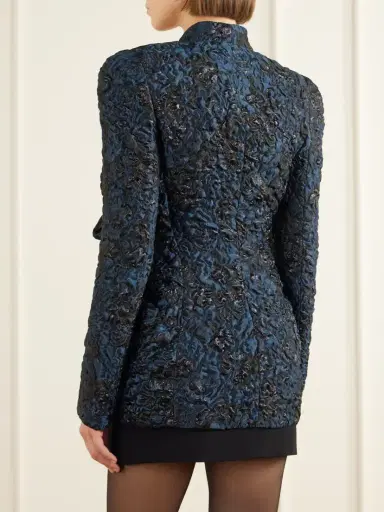 Balmain Knotted Floral-jacquard Jacket | Thumbnail 3 Balmain Knotted Floral-jacquard Jacket | Thumbnail 3