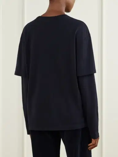 AGOLDE Lois Layered Organic Cotton-jersey T-shirt | Thumbnail 4 AGOLDE Lois Layered Organic Cotton-jersey T-shirt | Thumbnail 4
