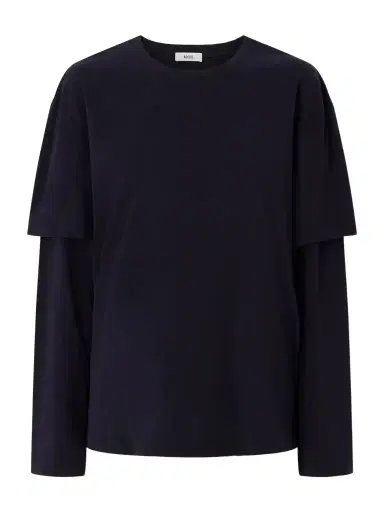 AGOLDE Lois Layered Organic Cotton-jersey T-shirt | Thumbnail 1 AGOLDE Lois Layered Organic Cotton-jersey T-shirt | Thumbnail 1