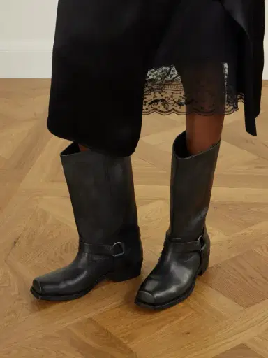 Golden Goose Distressed Leather Knee Boots | Thumbnail 2 Golden Goose Distressed Leather Knee Boots | Thumbnail 2