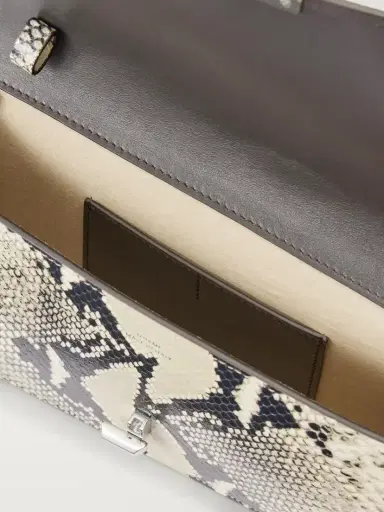 TOTEME T-lock Snake-effect Leather Shoulder Bag | Thumbnail 6 TOTEME T-lock Snake-effect Leather Shoulder Bag | Thumbnail 6