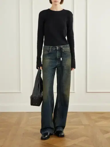 Ann Demeulemeester Genoveva Mid-rise Wide-leg Jeans | Thumbnail 2 Ann Demeulemeester Genoveva Mid-rise Wide-leg Jeans | Thumbnail 2