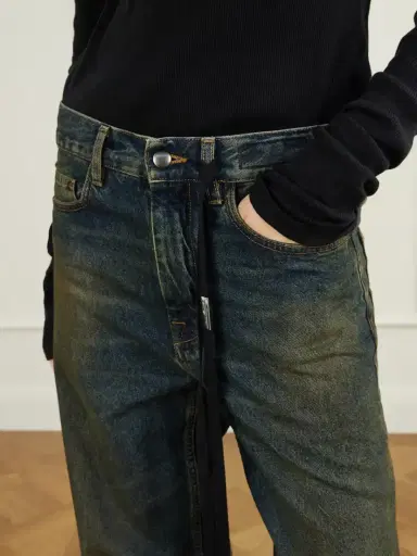 Ann Demeulemeester Genoveva Mid-rise Wide-leg Jeans | Thumbnail 4 Ann Demeulemeester Genoveva Mid-rise Wide-leg Jeans | Thumbnail 4