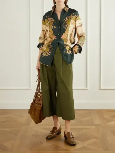 Zimmermann Valiant Printed Silk-twill Shirt | Thumbnail 2 Zimmermann Valiant Printed Silk-twill Shirt | Thumbnail 2