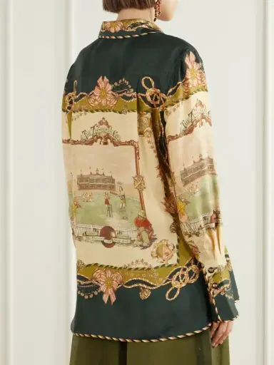 Zimmermann Valiant Printed Silk-twill Shirt | Thumbnail 4 Zimmermann Valiant Printed Silk-twill Shirt | Thumbnail 4