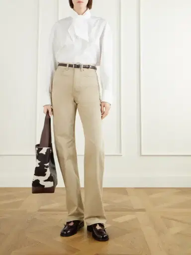 Marni Scarf-detailed Cotton-poplin Shirt | Thumbnail 2 Marni Scarf-detailed Cotton-poplin Shirt | Thumbnail 2