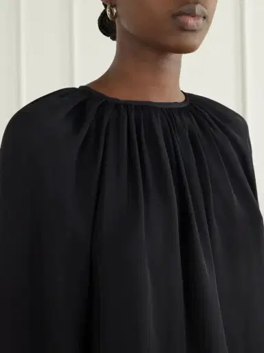 Nili Lotan Saint Tropez Gathered Silk-chiffon Blouse | Thumbnail 5 Nili Lotan Saint Tropez Gathered Silk-chiffon Blouse | Thumbnail 5