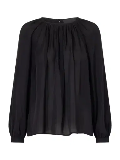 Nili Lotan Saint Tropez Gathered Silk-chiffon Blouse | Thumbnail 1 Nili Lotan Saint Tropez Gathered Silk-chiffon Blouse | Thumbnail 1