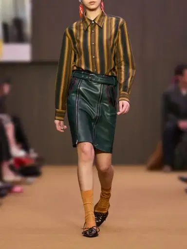 Marni Striped Cotton And Silk-blend Shirt | Thumbnail 6 Marni Striped Cotton And Silk-blend Shirt | Thumbnail 6