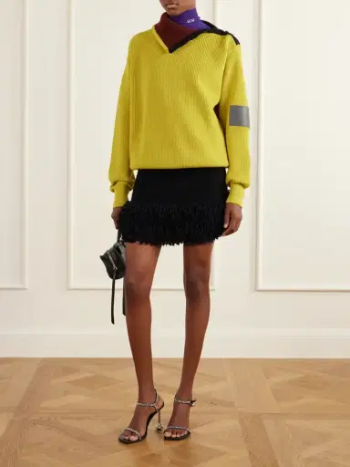 Loewe Fringed Wool-blend Mini Skirt | Thumbnail 2 Loewe Fringed Wool-blend Mini Skirt | Thumbnail 2