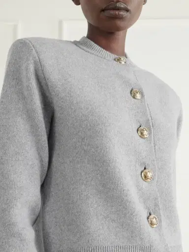 Balmain Merino Wool And Cashmere-blend Cardigan | Thumbnail 5 Balmain Merino Wool And Cashmere-blend Cardigan | Thumbnail 5