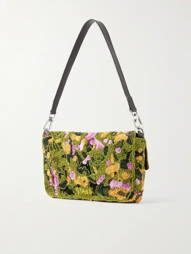 Staud Timmy Bead And Sequin-embellished Shoulder Bag | Thumbnail 4 Staud Timmy Bead And Sequin-embellished Shoulder Bag | Thumbnail 4