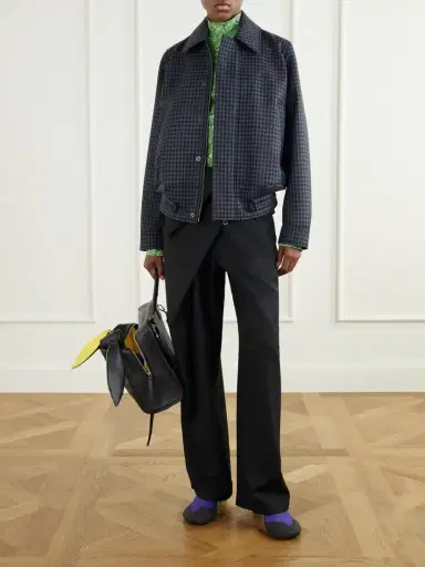Loewe Checked Wool-blend Jacket | Thumbnail 2 Loewe Checked Wool-blend Jacket | Thumbnail 2