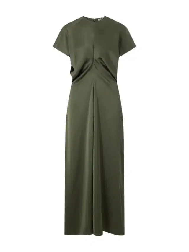 Draped Crepe Satin Maxi Dress Draped Crepe Satin Maxi Dress