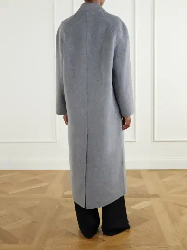 Loulou de Saison Irvin Double-breasted Wool And Cashmere-blend Coat | Thumbnail 3 Loulou de Saison Irvin Double-breasted Wool And Cashmere-blend Coat | Thumbnail 3