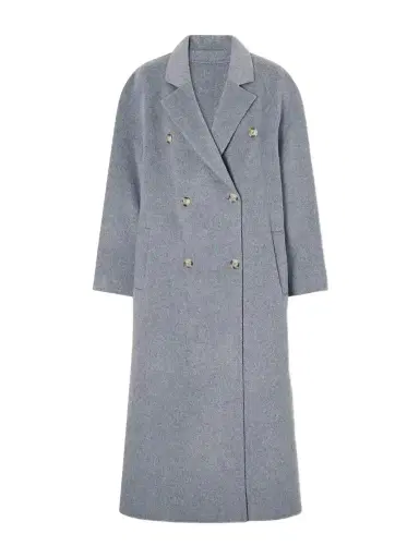 Loulou de Saison Irvin Double-breasted Wool And Cashmere-blend Coat | Thumbnail 1 Loulou de Saison Irvin Double-breasted Wool And Cashmere-blend Coat | Thumbnail 1