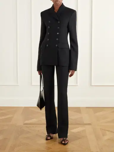 Tove Hero Double-breasted Crepe Blazer | Thumbnail 2 Tove Hero Double-breasted Crepe Blazer | Thumbnail 2