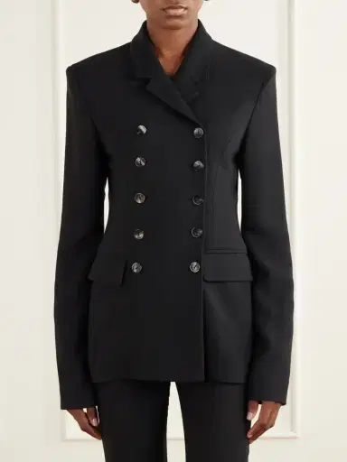 Tove Hero Double-breasted Crepe Blazer | Thumbnail 3 Tove Hero Double-breasted Crepe Blazer | Thumbnail 3