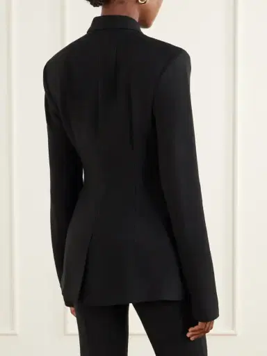 Tove Hero Double-breasted Crepe Blazer | Thumbnail 4 Tove Hero Double-breasted Crepe Blazer | Thumbnail 4