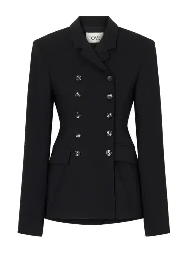 Tove Hero Double-breasted Crepe Blazer | Thumbnail 1 Tove Hero Double-breasted Crepe Blazer | Thumbnail 1