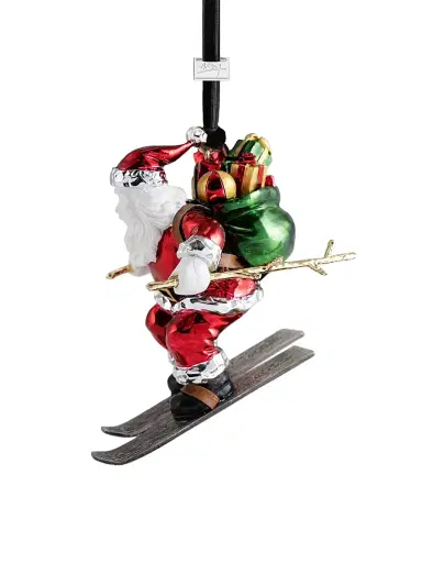 Michael Aram Skiing Santa Ornament | Thumbnail 3 Michael Aram Skiing Santa Ornament | Thumbnail 3