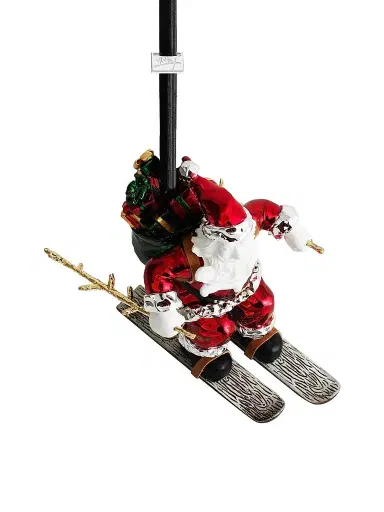 Michael Aram Skiing Santa Ornament | Thumbnail 1 Michael Aram Skiing Santa Ornament | Thumbnail 1
