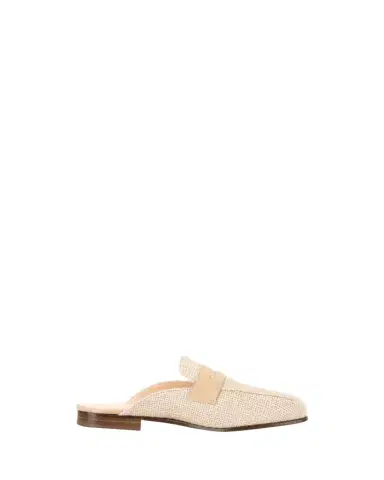 SOPHIQUE Riviera Raffia Penny Loafer Mules | Thumbnail 1 SOPHIQUE Riviera Raffia Penny Loafer Mules | Thumbnail 1