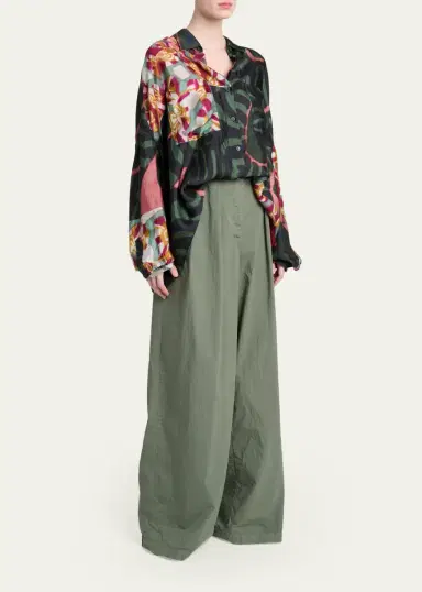 Dries Van Noten Casia Bis Relaxed Button-Down Shirt | Thumbnail 2 Dries Van Noten Casia Bis Relaxed Button-Down Shirt | Thumbnail 2