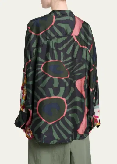 Dries Van Noten Casia Bis Relaxed Button-Down Shirt | Thumbnail 3 Dries Van Noten Casia Bis Relaxed Button-Down Shirt | Thumbnail 3