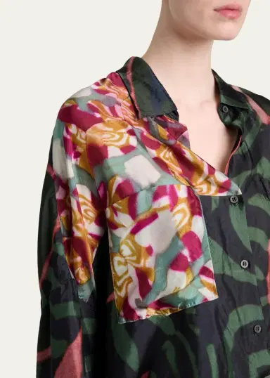 Dries Van Noten Casia Bis Relaxed Button-Down Shirt | Thumbnail 5 Dries Van Noten Casia Bis Relaxed Button-Down Shirt | Thumbnail 5