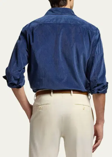 Ralph Lauren Purple Label Men's Fine-Wale Corduroy Shirt | Thumbnail 8 Ralph Lauren Purple Label Men's Fine-Wale Corduroy Shirt | Thumbnail 8