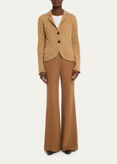Lafayette 148 New York Donegal Curved-Hem Cashmere Jacket | Thumbnail 2 Lafayette 148 New York Donegal Curved-Hem Cashmere Jacket | Thumbnail 2
