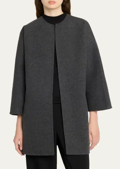 The Row Cove Cashmere-Wool Open Jacket | Thumbnail 4 The Row Cove Cashmere-Wool Open Jacket | Thumbnail 4