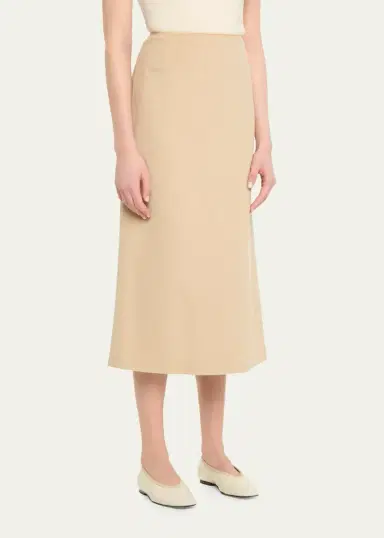 Lafayette 148 New York Cashmere-Blend Midi Pencil Skirt | Thumbnail 4 Lafayette 148 New York Cashmere-Blend Midi Pencil Skirt | Thumbnail 4