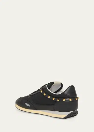 Valentino Garavani Men's Stud Up Low-Top Sneakers | Thumbnail 4 Valentino Garavani Men's Stud Up Low-Top Sneakers | Thumbnail 4