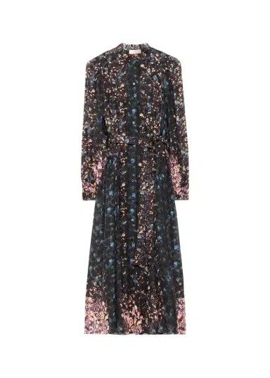 Ulla Johnson Tessa Floral Silk Midi Shirtdress | Thumbnail 1 Ulla Johnson Tessa Floral Silk Midi Shirtdress | Thumbnail 1