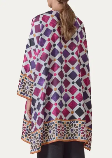 Eskandar Wide Bound Neck Shirt - Very Long With Slits | Thumbnail 3 Eskandar Wide Bound Neck Shirt - Very Long With Slits | Thumbnail 3