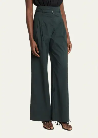 Proenza Schouler Raver Belted Wide-Leg Pants | Thumbnail 4 Proenza Schouler Raver Belted Wide-Leg Pants | Thumbnail 4