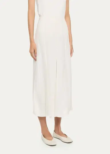 Ulla Johnson Elia Pleated Midi Skirt | Thumbnail 4 Ulla Johnson Elia Pleated Midi Skirt | Thumbnail 4