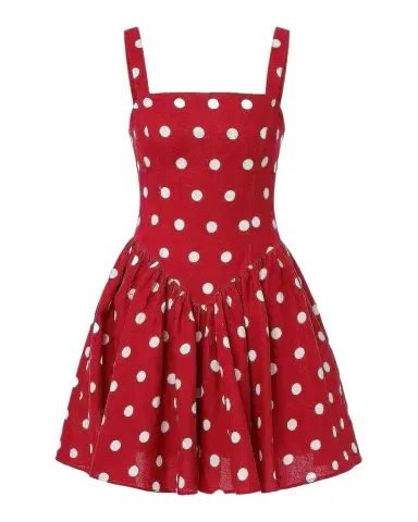 NICHOLAS Vittoria Polka Dot Flounce Mini Dress | Thumbnail 1 NICHOLAS Vittoria Polka Dot Flounce Mini Dress | Thumbnail 1