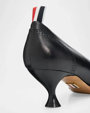 Thom Browne 50mm Wingtip Leather Pumps | Thumbnail 5 Thom Browne 50mm Wingtip Leather Pumps | Thumbnail 5